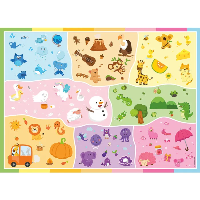 Nathan Puzzle pour enfants 45 pièces - Un monde de couleurs - Dès 5 ans - Qualité supérieure - Carton épais et résistant - Avec poster taille réelle 12004293 Nathan Puzzle pour enfants 45 pièces - Un monde de couleurs - Dès 5 ans - Qualité supérieure - Carton épais et résistant - Avec poster taille réelle 12004293