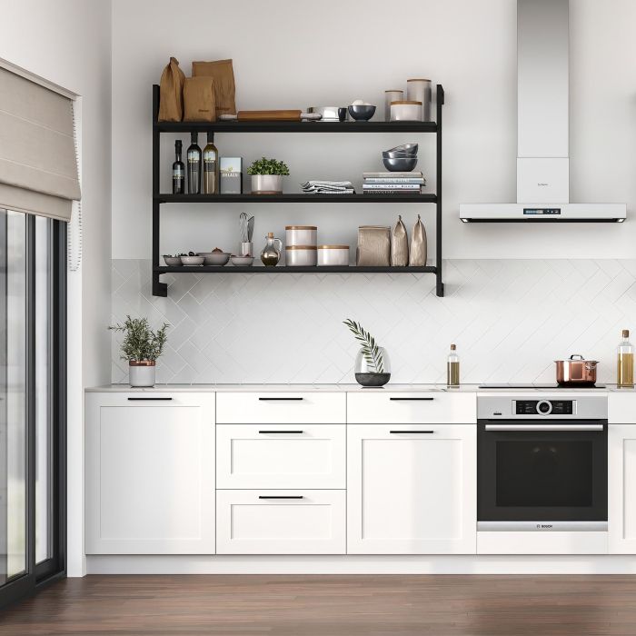 Emuca Kit de cadre modulaireKit de Zero avec matériel de fixation murale, Aluminium et Zamak, Peint en noir texturé 1 Emuca Kit de cadre modulaireKit de Zero avec matériel de fixation murale, Aluminium et Zamak, Peint en noir texturé 1