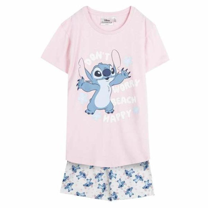Pyjama Enfant Stitch Rose 0 Pyjama Enfant Stitch Rose 0