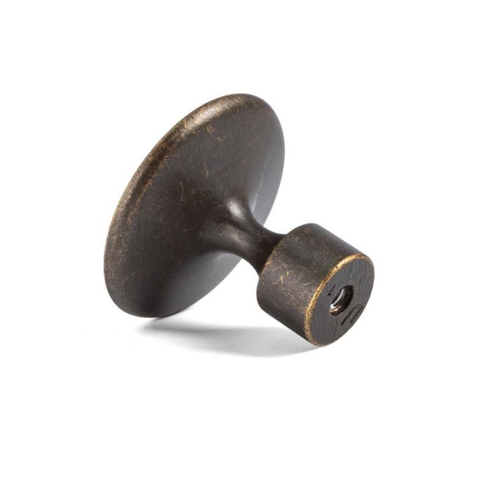 Tirador Zamak Modelo Floid Acabado Laton Antiguo Distancia 0Mm-1 Agujero Viefe 2