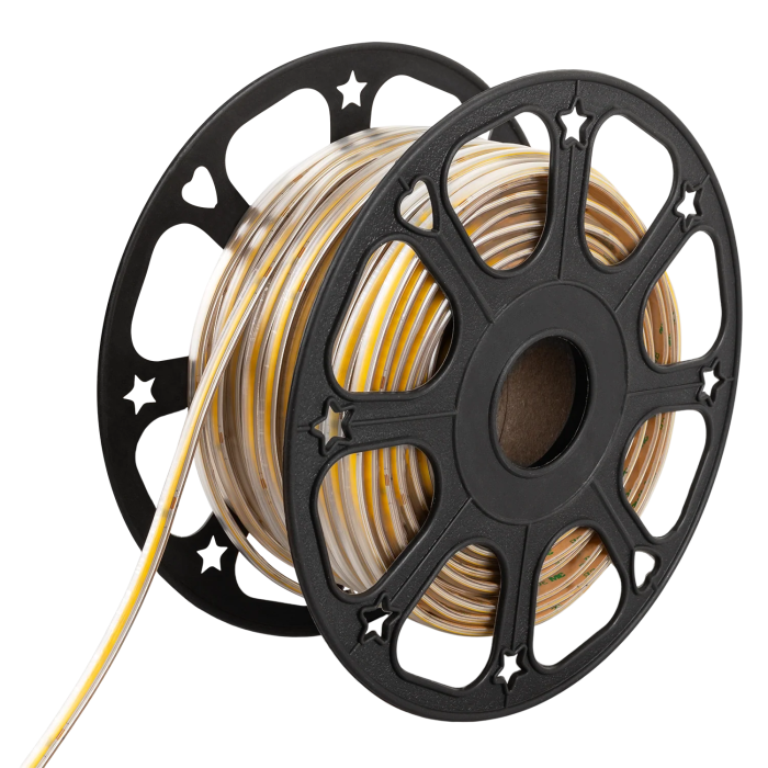 Bande LED COB 220VAC 10W/m IP65 - 50 Mètres Blanc Naturel 4000K 0