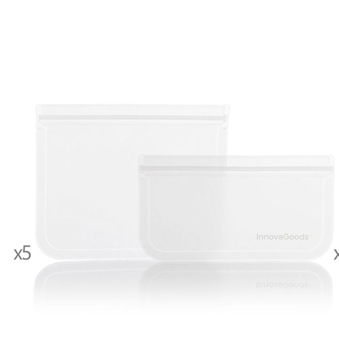 Ensemble de sacs alimentaires réutilisables Freco InnovaGoods 10 Pièces 2