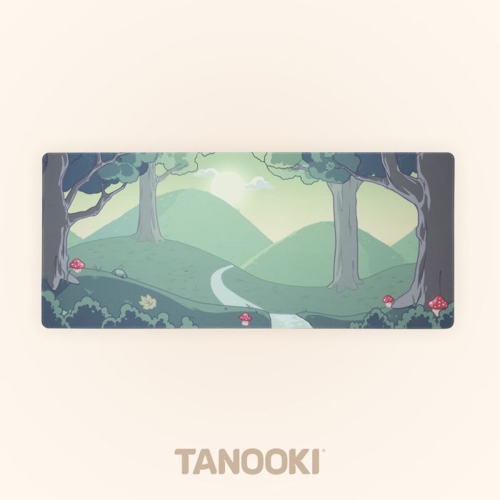 Tapis de Souris FR-TEC TANOOKI YUKI Vert Beige 4
