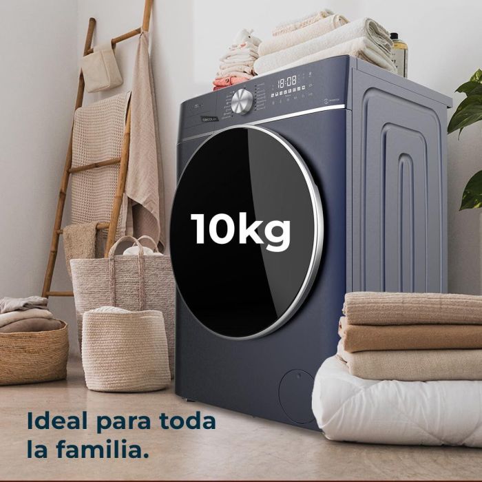 Cecotec Lave-linge 8 kg 1400 tr/min Bolero DressCode 8800 Inverter Acier inoxydable 7