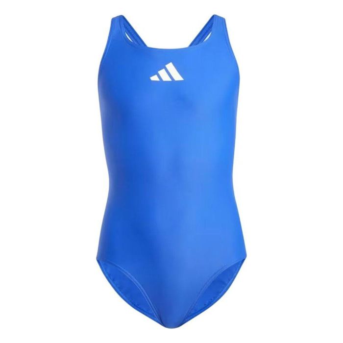 Maillot de Bain Fille Adidas 3 Bars Sol St Niña Indigo 0 Maillot de Bain Fille Adidas 3 Bars Sol St Niña Indigo 0