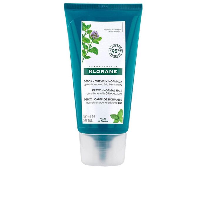 Klorane Menthe Aquatique Baume Capillaire Détox Protecteur 150 mL