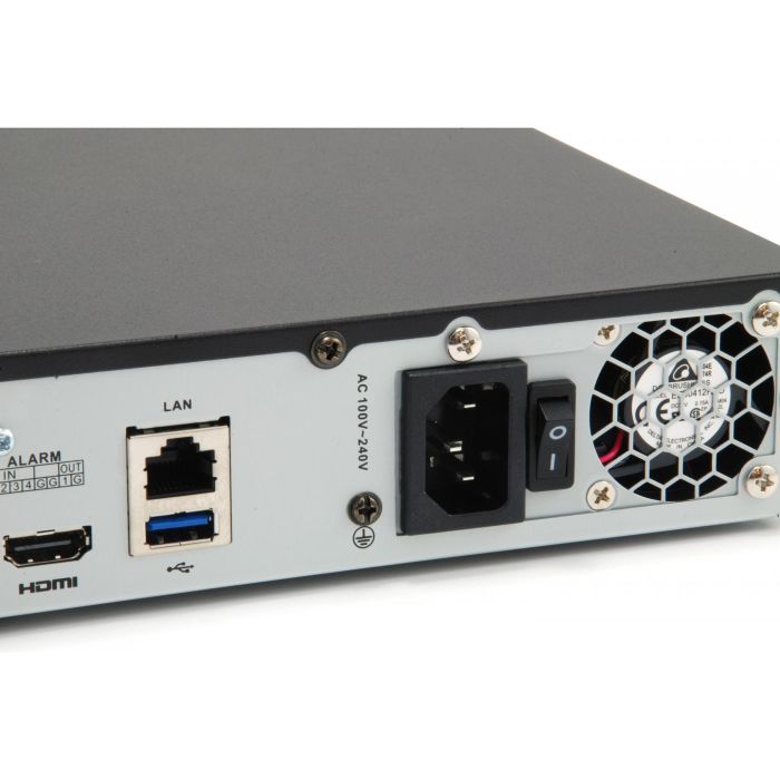 NVR-0508 8-Kanal Netzwerk Videorek. PoE H.265/264 3