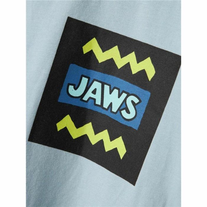 T shirt à manches courtes Enfant Name It Nkmmakai Jaws Nreg Box Sky 6-12 Mois 1