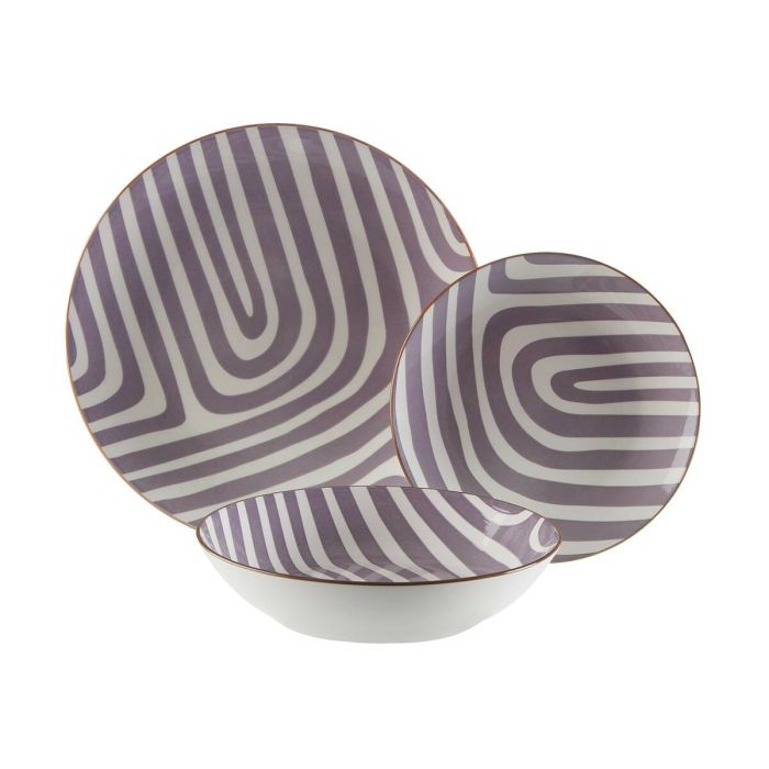 Assiettes Versa Denali Gris Porcelaine 0 Assiettes Versa Denali Gris Porcelaine 0