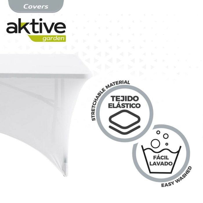 Étui de protection Aktive Blanc 122 x 76 x 61 cm Table Accessoires Voitures Route (6 Unités) 2