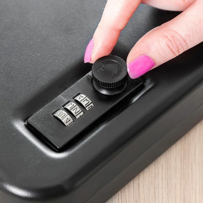 Coffre-Fort Portable avec Câble de Sécurité Prisaven InnovaGoods 11 Coffre-Fort Portable avec Câble de Sécurité Prisaven InnovaGoods 11