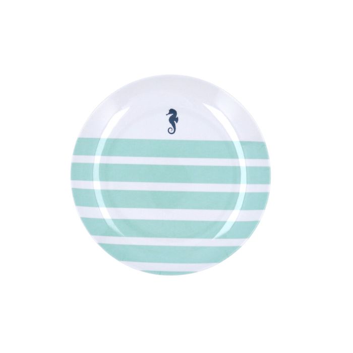 Assiette à dessert Quid Atlantic Multicouleur Bioplastique 20 cm (12 Unités) 1