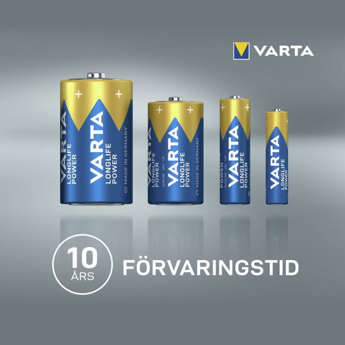 Batteries Varta alkalina longlife power aa - lr06 1,5 V AA LR06 (24 Pièces) (24 Unités) 1 Batteries Varta alkalina longlife power aa - lr06 1,5 V AA LR06 (24 Pièces) (24 Unités) 1