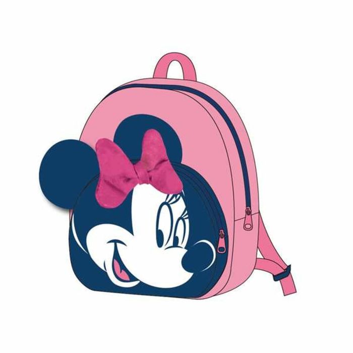Cartable Minnie Mouse Rose 18 x 22 x 4 cm