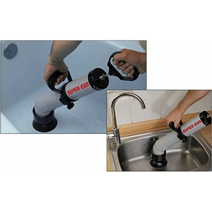 Déboucheur pneumatique Super Ego seh000200 Gris 1,3 L 3 Déboucheur pneumatique Super Ego seh000200 Gris 1,3 L 3