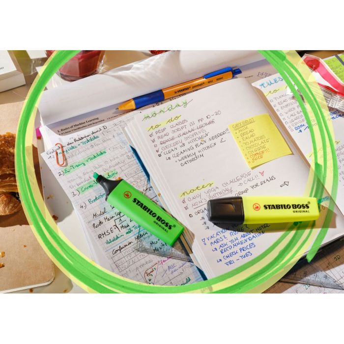 Ensemble de Marqueurs Fluorescents Stabilo BOSS ORIGINAL Multicouleur 6 Pièces (5 Unités) 7 Ensemble de Marqueurs Fluorescents Stabilo BOSS ORIGINAL Multicouleur 6 Pièces (5 Unités) 7
