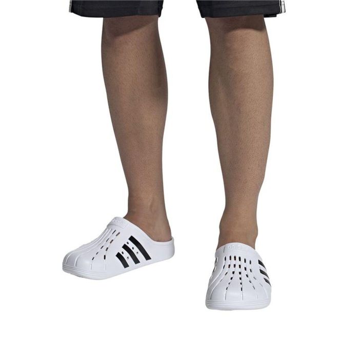 Sabots Adidas Adilette Blanc Adultes 5-6 Ans 1