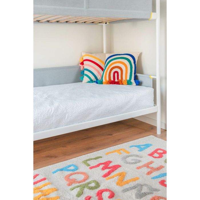 Couvre-lit DKD Home Decor Blanc Lit king size 270 x 270 x 1 cm 6