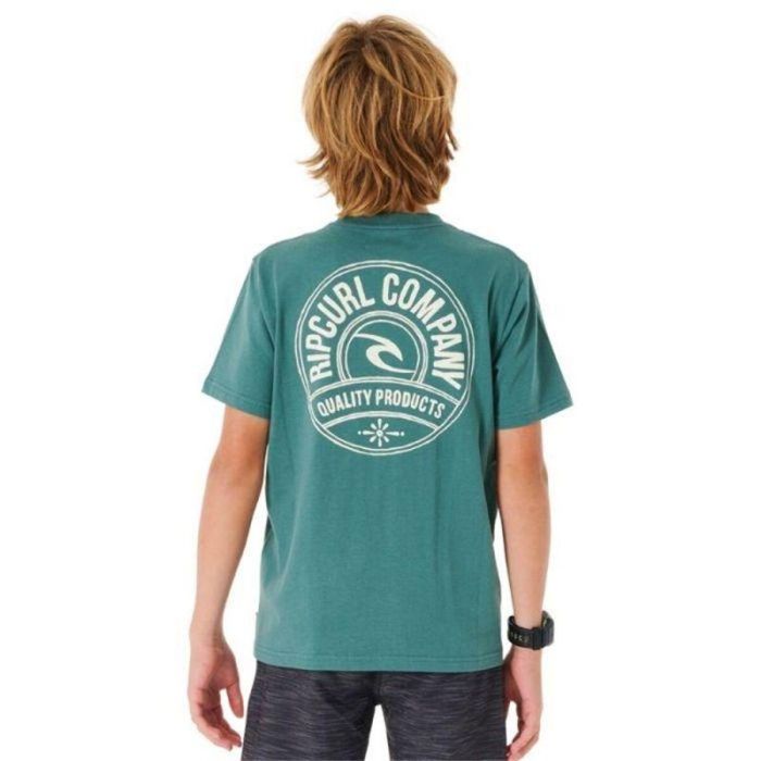T shirt à manches courtes Enfant Rip Curl 021BTE-3136 Bleu 3