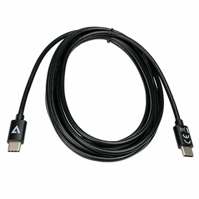 Câble USB-C V7 9743702000 Noir 2 m (1 Unité) 2