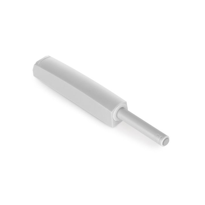 Emuca Lot de 10 serrures de porte à visser dans le meuble avec réglage Push Lite, longueur 80mm, Amortisseur, Plastique, Gris 8