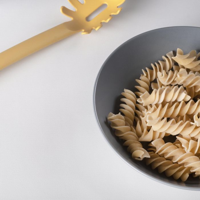 Emuca Tapis antidérapant pour tiroir, effet textile, longueur 20m x 480mm, plastique, blanc 2