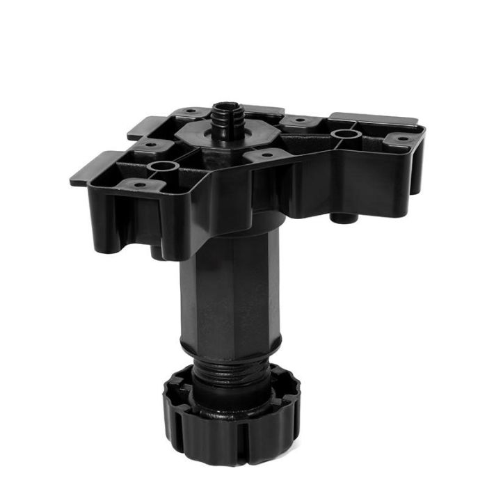 Pata Cocina Octo+ Regulable 85-110 Negro Con Triagulo Extensión 100-140 Juypal (Set de 4) 2