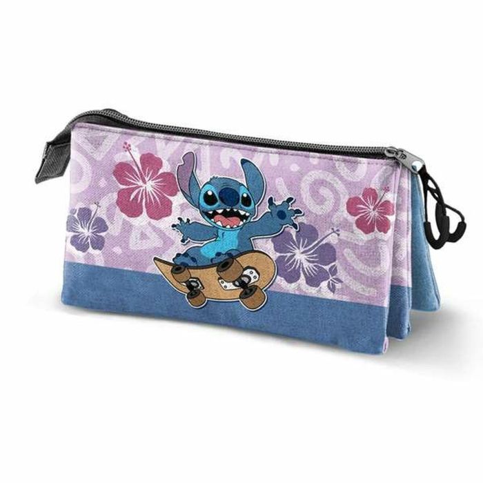 Trousse Fourre-Tout Triple Lilo & Stitch 23 x 8 x 11 cm 0 Trousse Fourre-Tout Triple Lilo & Stitch 23 x 8 x 11 cm 0