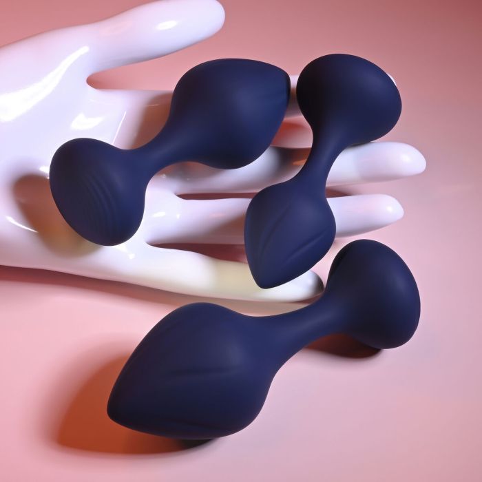 Plug Anal Playboy Playboy Bleu (8,9 cm) 6 Plug Anal Playboy Playboy Bleu (8,9 cm) 6