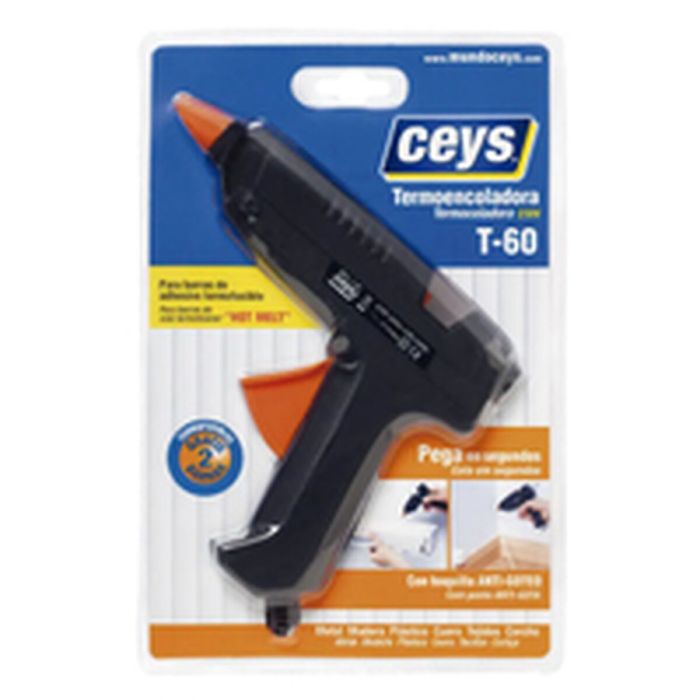 Pistolet à silicone Ceys Noir Plastique 2