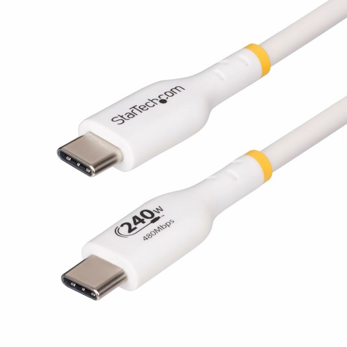 Câble USB Startech USB2EPR2MW Blanc 2 m 9 Câble USB Startech USB2EPR2MW Blanc 2 m 9