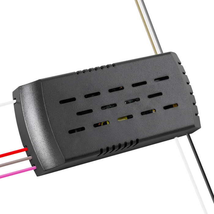 Ventilateur de Plafond LED Blanc/Haya 45W 4400LM CCT, Moteur DC Ultra Silencieux, Fonction Été/Hiver, avec Télécommande et Pales Rétractables 4