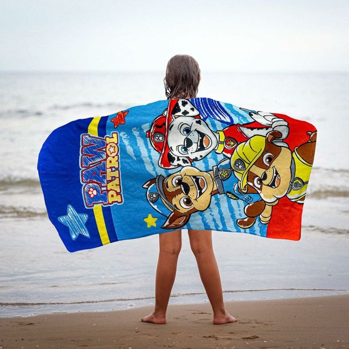 Serviette de plage The Paw Patrol Bleu 27 x 33 x 7 cm 3 Pièces 4 Serviette de plage The Paw Patrol Bleu 27 x 33 x 7 cm 3 Pièces 4