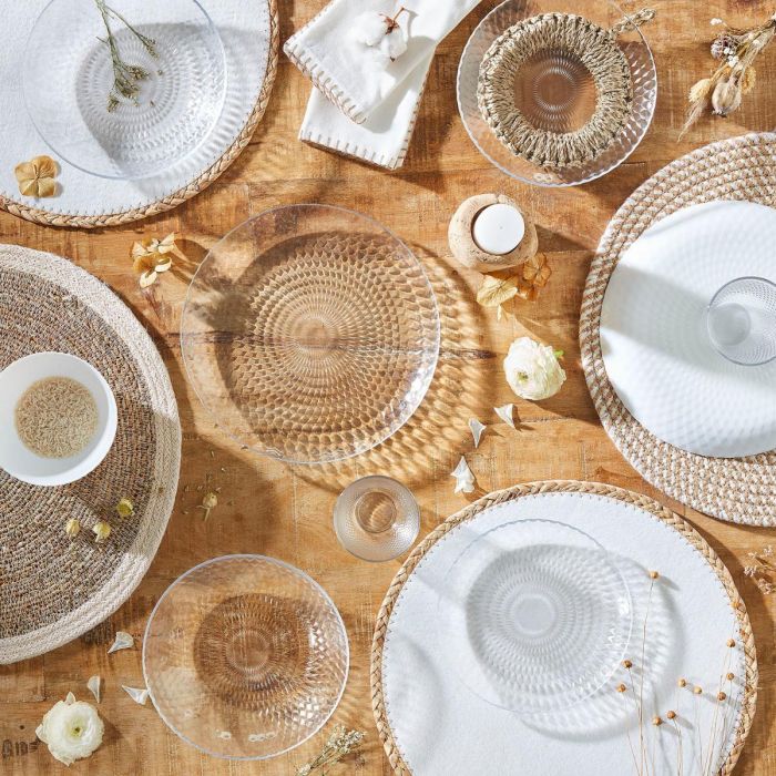 Plato Hondo Opal Pampille Blanco Luminarc 20 cm 3 Plato Hondo Opal Pampille Blanco Luminarc 20 cm 3