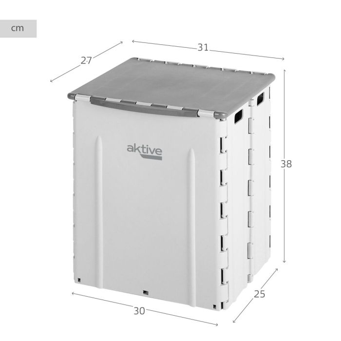 Poubelle Aktive polypropylène TPR 31 x 38 x 27 cm (6 Unités) 3 Poubelle Aktive polypropylène TPR 31 x 38 x 27 cm (6 Unités) 3