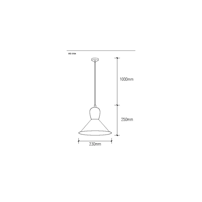 Lampe Suspendue Métal et Bois "Laura" SKD-P134-B 4 Lampe Suspendue Métal et Bois "Laura" SKD-P134-B 4