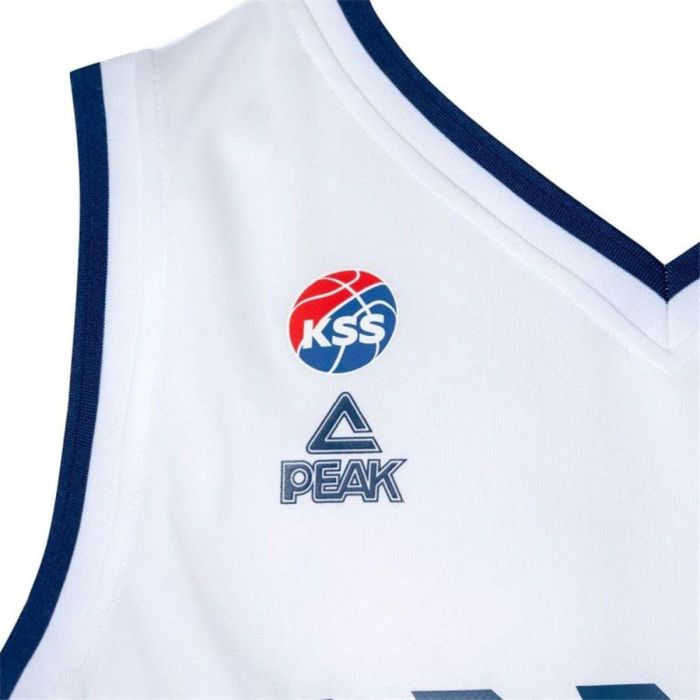 t-shirt de basket Peak Srbija 22 Blanc 9-10 Ans 1