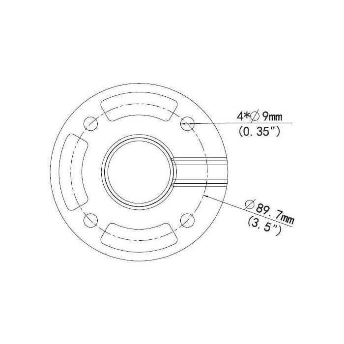 ALLNET Pendant mount/Decken for ALL-CAM2498-LEP 1