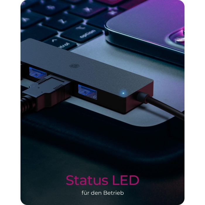 ICY BOX IB-HUB1424-C3 USB-C/USB 3.2 HUB 4xUSB 3.2 4