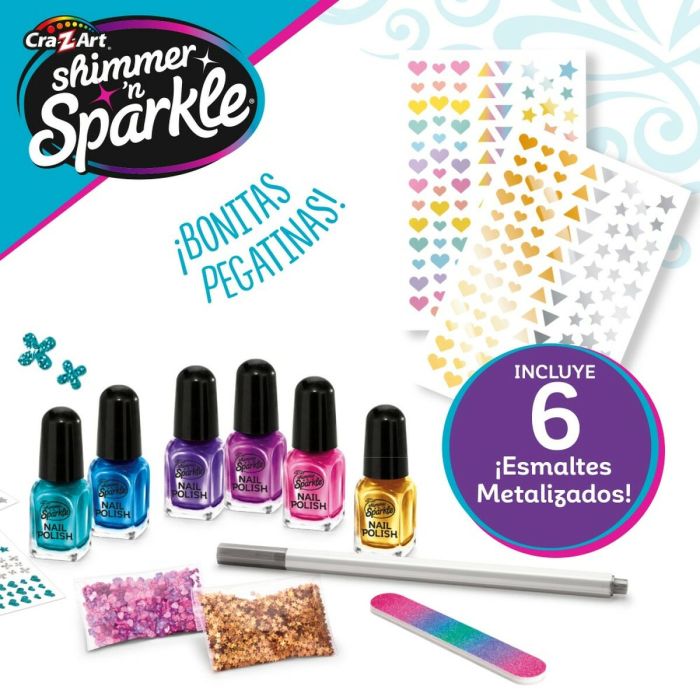 Ensemble de Beauté Cra-Z-Art 1,5 x 4,5 x 1,5 cm Enfant métallique Arc-en-ciel Ongles 4 Unités 4 Ensemble de Beauté Cra-Z-Art 1,5 x 4,5 x 1,5 cm Enfant métallique Arc-en-ciel Ongles 4 Unités 4
