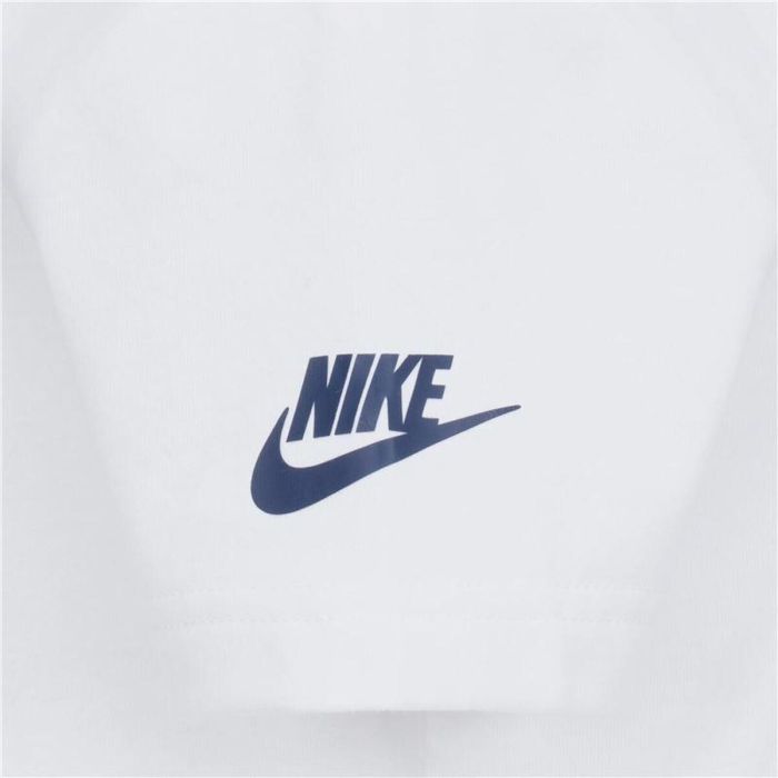 T-shirt à manches courtes enfant Nike Smiley Just do it Ss Blanc 1
