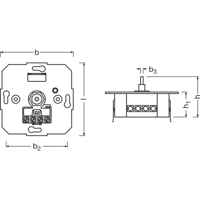 Osram SGI DIM MCU G2 Système de Gestion d'Éclairage, Contact 250V/6A, Blanc Crème 1