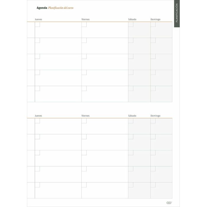 Agenda Additio Global Enseignant 24 x 32 cm 12