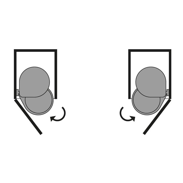 Emuca Bac de recyclage à fixer sur porte de meuble, 1 bac amovible 13 litres, Plastique et Acier inoxydable 3