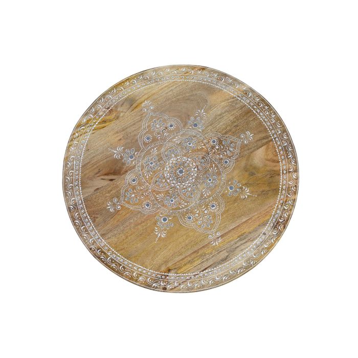 GINER Y COLOMER Table basse en bois de manguier avec pieds en métal, couleur naturel et noir - Set de 2 tables (grande: Ø80 x 48 cm, petite: Ø60 x 40 cm) 4 GINER Y COLOMER Table basse en bois de manguier avec pieds en métal, couleur naturel et noir - Set de 2 tables (grande: Ø80 x 48 cm, petite: Ø60 x 40 cm) 4