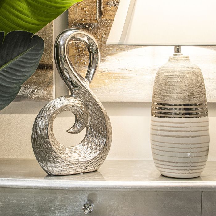 Figurine Décorative Alexandra House Living Argenté 23,5 x 9 x 38 cm 2