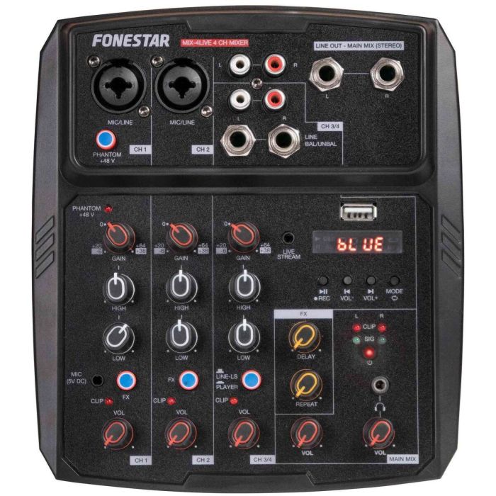 Table de DJ FONESTAR MIX-4LIVE 2 Table de DJ FONESTAR MIX-4LIVE 2