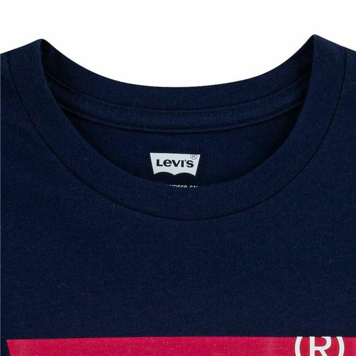 T shirt à manches courtes Enfant Levi's Batwing Bleu foncé 4 T shirt à manches courtes Enfant Levi's Batwing Bleu foncé 4