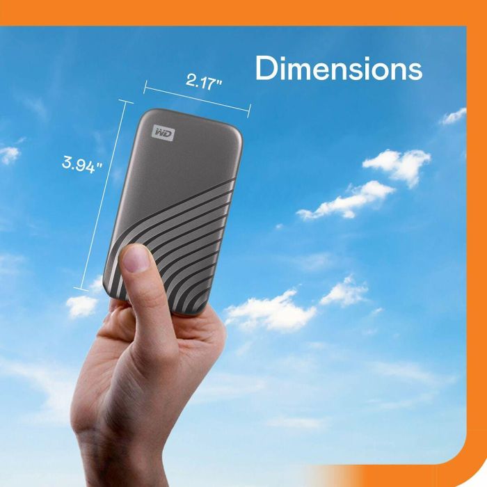 Disque Dur Externe Western Digital My Passport 2 TB SSD 21