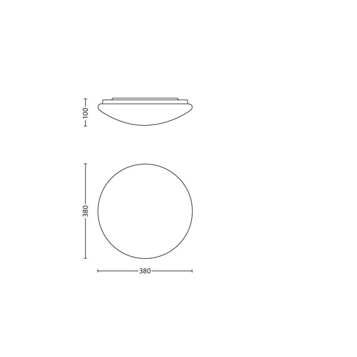 Philips Plafonnier LED Suede Blanc 4 x 5W 1800lm 4000K PH-318023116 3